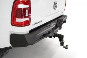 Ram 3500 Rear Bumper - Addictive Desert Designs - Bomber HD - Hammer Black with Satin Black panels - `19-`20 Ram 3500 Rear Bumper - Addictive Desert Designs - Bomber HD - Hammer Black with Satin Black panels - `19-`20